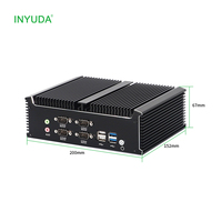 Mini PC Industrial INYUDA IPC-DY12U, Intel Core I5 de 12.ª Generación, Cuatro Núcleos, DDR4 de 4 GB, SSD M.2 NVMe, Windows 10 Pro IPC