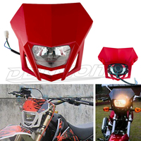 Pièces de moto pour KLX XR CRF DRZ RMZ 125 150, phare, lampe de capot, lampe halogène