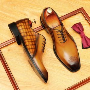 Nouvelles chaussures d'entraînement allemandes pour hommes en cuir véritable à lacets, bicolores, plates, blanches, polyvalentes, décontractées, pour l'extérieur - Product Image 1