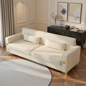 Contemporary Modern Living Room Furniture Set Comfortable Fabric <b>Sofa</b> Swivel Chair & Console <b>Table</b> with Storage - Product Image 3