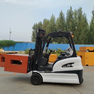 Low Price1 Ton 1.5 Ton 2 Ton Electric Forklift Lithium Battery Lifting up 3m-7m Huaya Forklift 3 Wheel <b>Cheap</b> Price Indoor - Product Image 5
