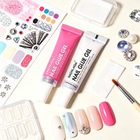 Colle pour faux ongles à séchage rapide 10g, super forte, blanche, noire, rose, en gros, sous marque privée, fournisseur en vrac