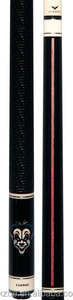 Taco de billar CUEROC CR-A04 Jester con núcleo de fibra de carbono, eje de 12.75mm y envoltura de cuero tejido. - Product Image 6