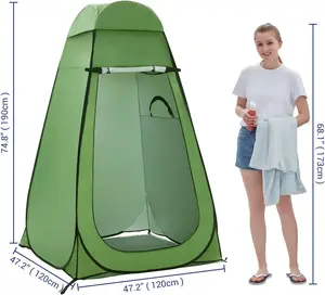 Pop Up Privacy Dusch zelt Tragbare Outdoor Sun Shelter Camp Toilette Umkleidekabine