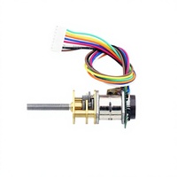 Moteur pas à pas linéaire à aimant permanent électrique mini 10 mm avec vis mère, moteur pas à pas 5 V CC avec boîte de vitesses NEMA 3 2 phases
