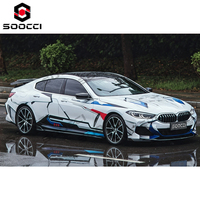 Alerón Delantero de Fibra de Carbono Estilo TAKD, Divisor de Parachoques Delantero, Kit de Carrocería para BMW G16 840i M850i Serie 8 2019-2023