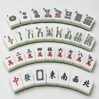 Juego de Mahjong Americano Mini de Edición Limitada para Halloween, Fichas de Acrílico Sólido con Bloques de Color, Venta al por Mayor, Regalo Promocional para Días Festivos