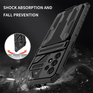 <span class=keywords><strong>Coque</strong></span> de <span class=keywords><strong>protection</strong></span> antichoc avec fente pour carte et support pour <span class=keywords><strong>Samsung</strong></span> <span class=keywords><strong>Galaxy</strong></span> A53 A13 A04S A21S A20S A10S A72 A02 - Product Image 5