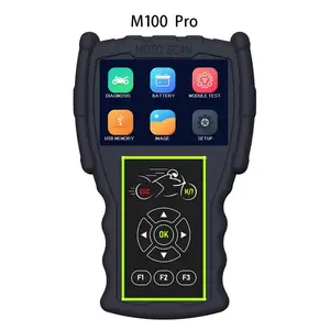 Fonction complète multi-langue OBD OBD2 Scanner outils moto Diagnostic M100 outils de scan universels motos pour jdiag