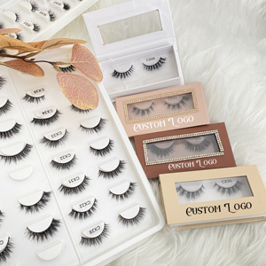 Bán Buôn D Curl Tự Nhiên Sai Lông Mi Mở Rộng Chồn Lông Mi Lông Mi Số Lượng Lớn Nhãn Hiệu Riêng 12Mm Đầy Đủ Dải Lông Mi Với Biểu Tượng Tùy Chỉnh - Product Image 5