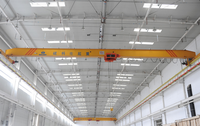 Grue à pont électrique à poutre unique à faible hauteur de levage, norme européenne, 3t-10t, peu encombrante, en promotion