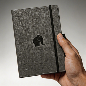 Cuaderno A5 de Cuero PU con Grabado de Elefante para Oficina y Negocios - Product Image 6