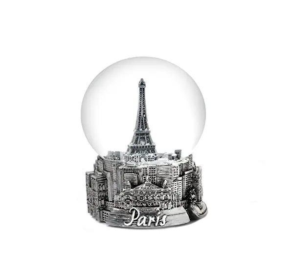 Parijs Frankrijk Eiffeltoren Muzikale Sneeuwbol Land Toeristische Souvenir Geschenken