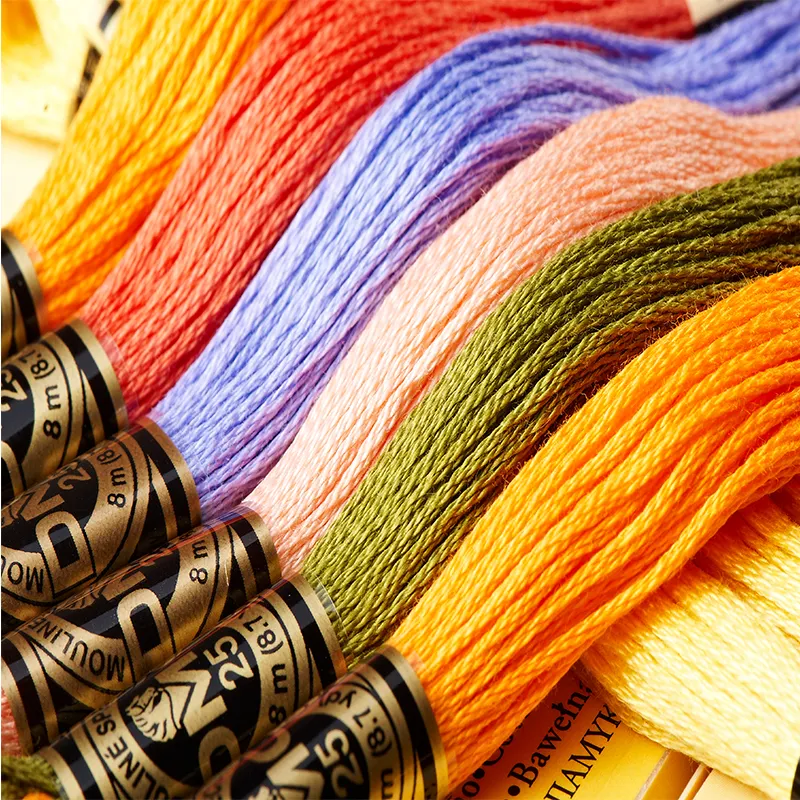10/20/50/100/150 /447 DMC Cross Stitch Cotton Embroidery Thread Floss Sewing Skeins Craft