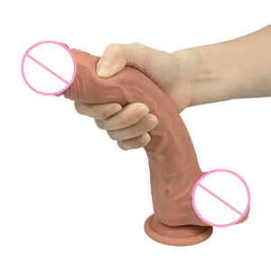 Tên lửa gấu trúc siêu dài 10 inch Silicone hậu môn Dương vật giả cao su nhân tạo dương vật g-spot kích thích đồ chơi tình dục cho phụ nữ Đồng Tính Nữ