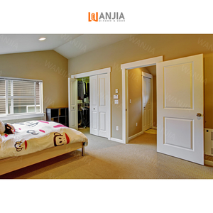 للبيع بالجملة من المورد أحدث تصميم لباب خشبي داخلي للمنزل باب خشبي مسطح باب خشبي - Product Image 5