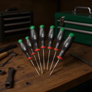 Juego de destornilladores de 6 piezas Phillips y de cabeza plana con mango de agarre cómodo para tareas de reparación de precisión - Product Image 3