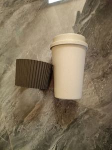 Tazas de Café Reutilizables de Paja de Trigo Creativas con Logotipo Personalizado, Bajo Pedido Mínimo, Antideslizantes, con Funda de Plástico - Product Image 5