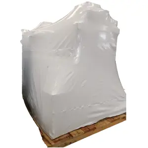 機械使用バリアバッグ大きなプラスチック製ダストカバー白いビニール袋ジッパー付き