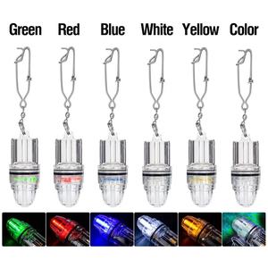 70g Grün-Gelb-Rote LED-Angellampe mit Schnappverschluss, Blitzlicht für Tiefseeangeln, Unterwasser-Tintenfisch-Stroboskop-Köderlampe - Product Image 1