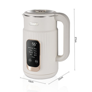 Hervidor Eléctrico de Acero Inoxidable de 2L con Apagado Automático de Seguridad, 1500W, Automático para el Hogar, con Base Giratoria de 360° y Control de Temperatura - Product Image 4