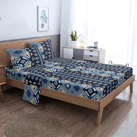 Ensemble de draps plats modernes en microfibre 100% polyester, doux et luxueux, certifié OEKO-TEX, 1800TC, couleurs et logo personnalisables
