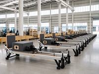 Machine de Pilates Reformer portable et réglable en alliage d'aluminium pour studio, salle de sport, santé - Fabricant OEM ODM