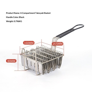 Canasta de Freír Multiusos Extraíble Antiadherente para Comercio Exterior, para Uso en Cocina Comercial, para Tacos, Tortillas, Papas Fritas y Pollo - Product Image 6
