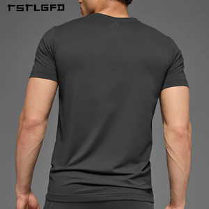 Camiseta Deportiva Personalizada para Hombre, de Secado Rápido, 280g, Tejido Reciclado Ecológico, Corte Atlético, para Uso Diario - Product Image 3