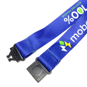 Porte-badge rétractable personnalisé avec logo <span class=keywords><strong>bleu</strong></span> en polyester, porte-badge détachable, cordon pour infirmière avec crochet à homard, yo-yo - Product Image 5