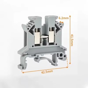 Bloc de jonction UK2.5 sur rail DIN, 10/100 pièces, adaptateur de câble électrique 2,5 mm², connexion à vis UK2.5B, bande de connexion - Product Image 3