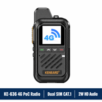 Radio PoC 4G LTE KENEARD KE-616 double SIM CAT.1 Talkie-walkie 3000 mAh Type-C 2W Audio HD pour Hôtels, Événements, Sécurité, Logistique
