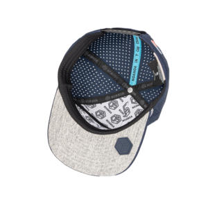 Casquette Snapback TCAP Chine Performance, style imperméable, avec trous découpés au laser, pour l'extérieur - Product Image 6