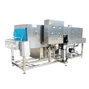 Automatic Plastic Crate Washer High Pressure Cleaner Meat Processing Retail Industries Cleaning Trays Pallets Vegetable Baskets