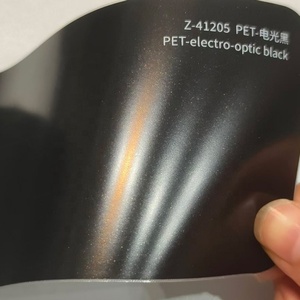PET Liner Satin Metallic <b>Black</b> Car Color Vinyl Film Low Tack Repositioning Car Film <b>Wrapped</b> on Car - Product Image 5