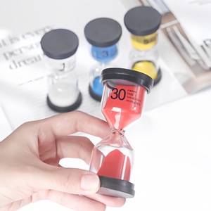 Design moderno all'ingrosso 1/3/5/<span class=keywords><strong>10</strong></span>/15/30 minuti Set <span class=keywords><strong>Timer</strong></span> di sabbia clessidra per bambini gioco <span class=keywords><strong>Timer</strong></span> pacchetto di 6 pezzi per le occasioni di matrimonio - Product Image 3
