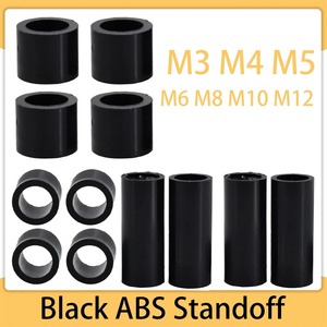 Entretoise en nylon M4 Entretoises rondes en plastique 5mm 8mm10mm 20mm Entretoise en plastique LED Entretoise en plastique blanc noir pour vis - Product Image 6