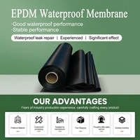 Membrane imperméable en caoutchouc EPDM haute résistance pour toiture plate, utilisation en extérieur