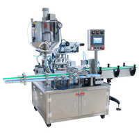 Machine automatique de remplissage et de scellage pour le miel, le shampoing, le beurre, le yaourt, les verres, les bouteilles d'eau pure, les barils et les pots, avec moteur