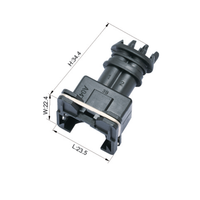 Câble électrique automobile d'usine chinoise Haihe, borne DJ623B-E3.5