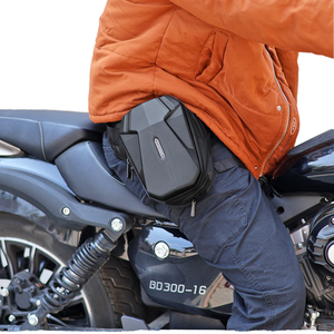 Bolsa de Sillín para Bicicleta Jinta de 16.5L, Impermeable, de PVC, Deportiva, para Exteriores, con Letrero Reflectante, Porta Botella de Agua y Correa Ajustable - Product Image 2