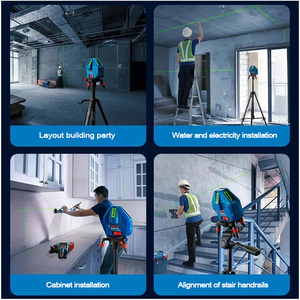 <span class=keywords><strong>Laser</strong></span> croisé <span class=keywords><strong>Bosch</strong></span> GLL50-15XG, faisceau vert, précision élevée ±0,2 mm/m, 360° °   Niveau <span class=keywords><strong>laser</strong></span> à base rotative - Product Image 3