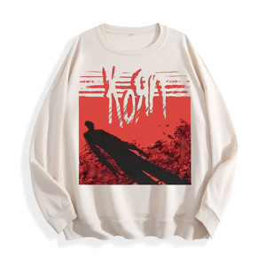 Korn <span class=keywords><strong>Rock</strong></span> <span class=keywords><strong>Band</strong></span> Graphic girocollo felpa, noi magazzino, 6 colori - Product Image 3