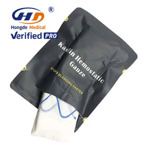 KLG-8 HD kualitas tinggi Ce <span class=keywords><strong>Pad</strong></span> grosir tidak steril Kaolin hemostatik kasa - Product Image 5