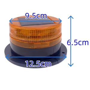 Luz de Señalización Solar, Lámpara de Advertencia de Emergencia, para Construcción Marina, Tráfico, Base Magnética, Lámparas Intermitentes para Vehículos - Product Image 2