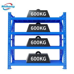 رفوف جديدة للتخزين ثقيلة الوزن 600 كجم رفوف معدنية رفوف مستودعات وحدات رفوف تخزين - Product Image 3