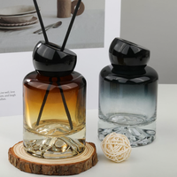 Bouteille diffuseur de parfum volcanique de luxe pour cadeau, bureau, pièce, bouteille en verre vide, boîte et logo personnalisés