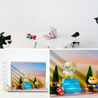 Latar Belakang Fotografi Produk, Latar Foto 20 Pola, Perlengkapan Pemotretan Produk Kecil untuk Makanan, Perhiasan, Barang Mini, Gambar