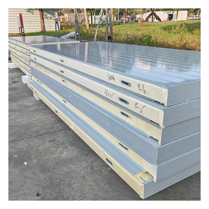 Panneau sandwich en mousse de polyuréthane PIR PUR PU pour chambre froide avec système de fixation Cam Lock, acier coloré ondulé pour entrepôt frigorifique, <span class=keywords><strong>épaisseur</strong></span> 50/75/100/200MM - Product Image 4