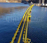 Barrière anti-débris auto-flottante en HDPE haute résistance, durable, avec une durée de vie de 20 ans pour la protection des barrages